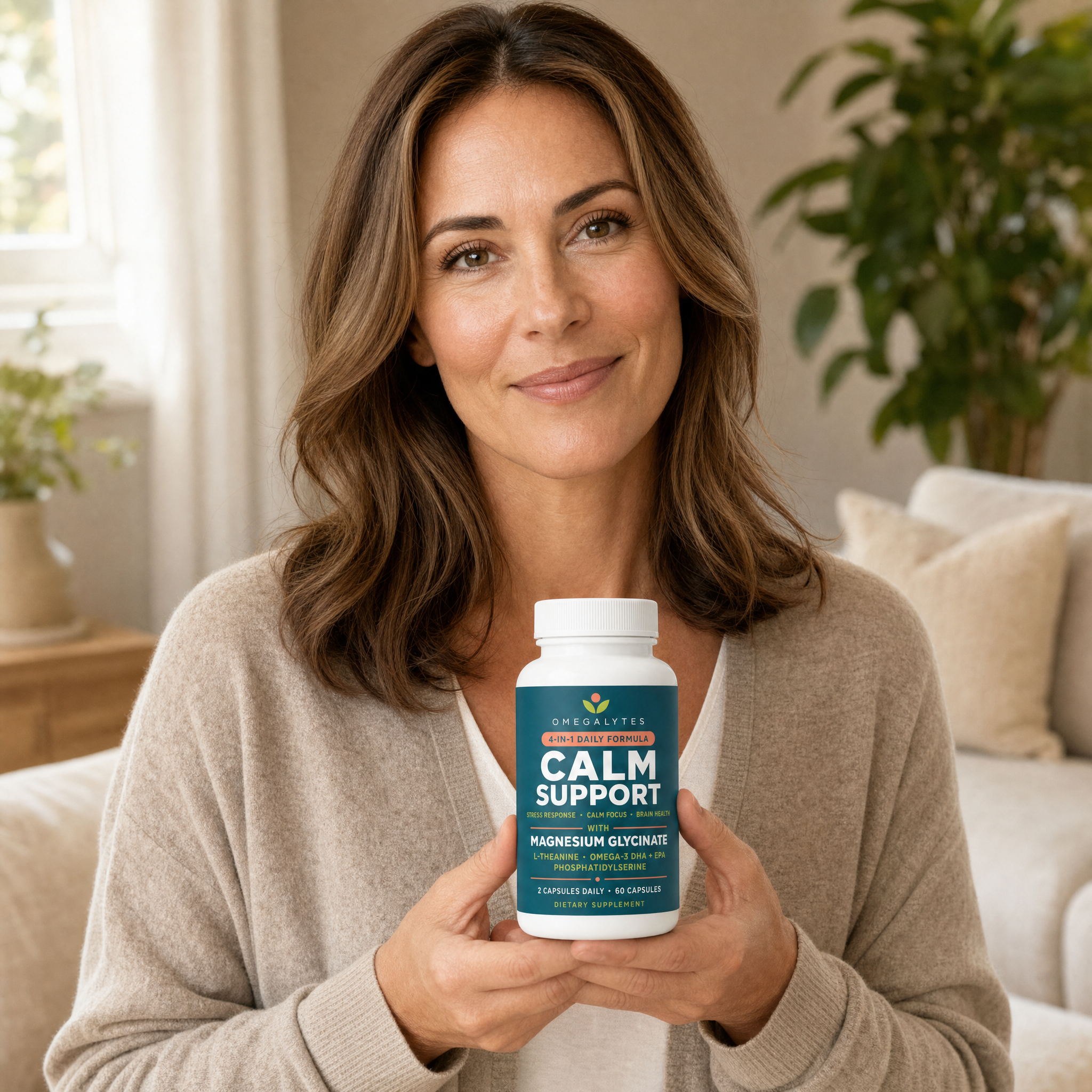A calmer, steadier day with OmegaLytes Calm Support