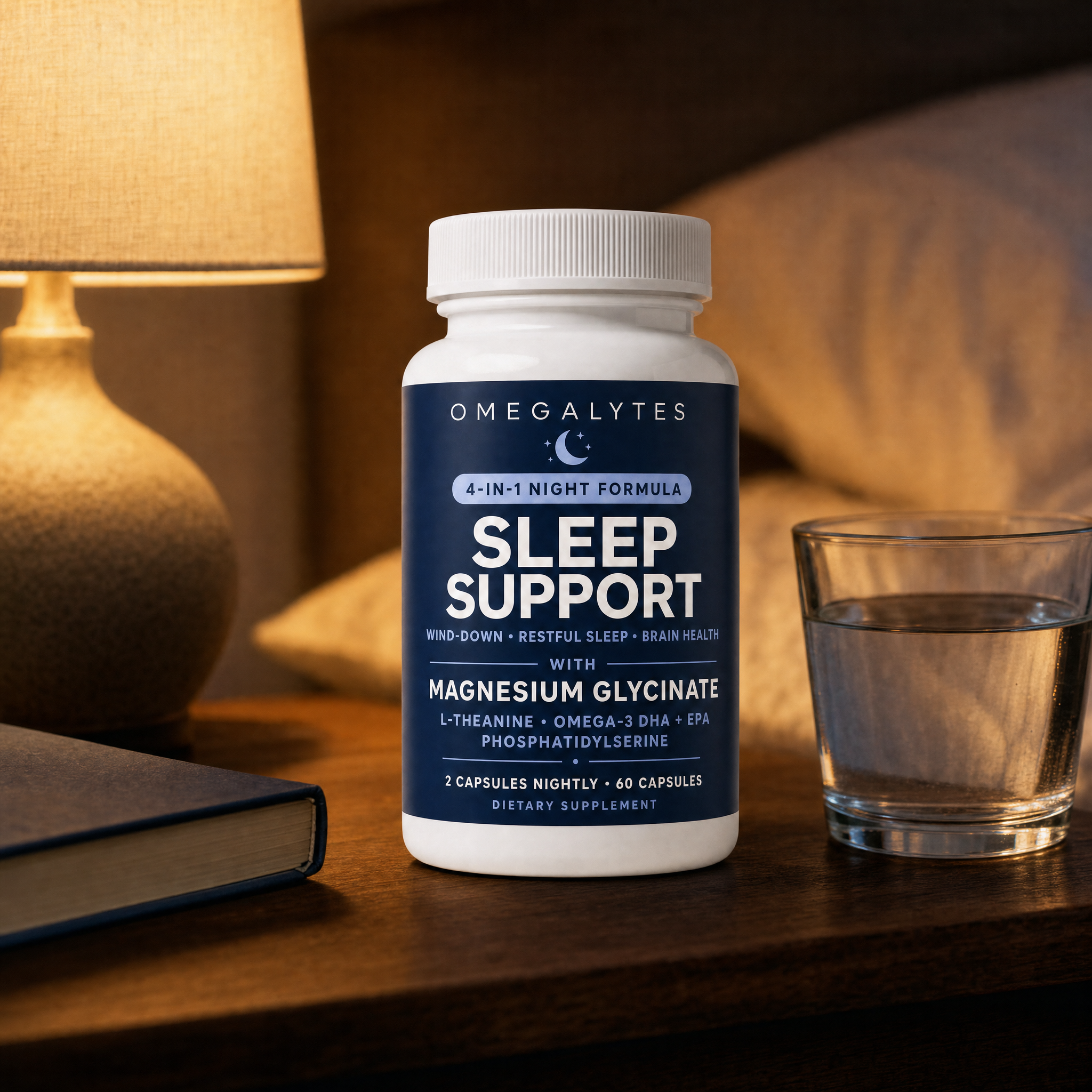 A restful evening wind-down with OmegaLytes Sleep Support