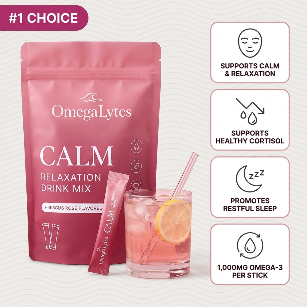 OmegaLytes Calm Hibiscus Rosé — image 1