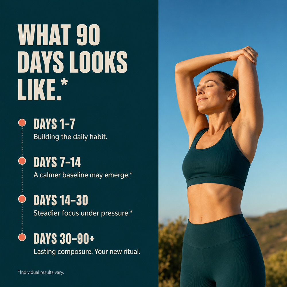 Calm Support — 90-day timeline