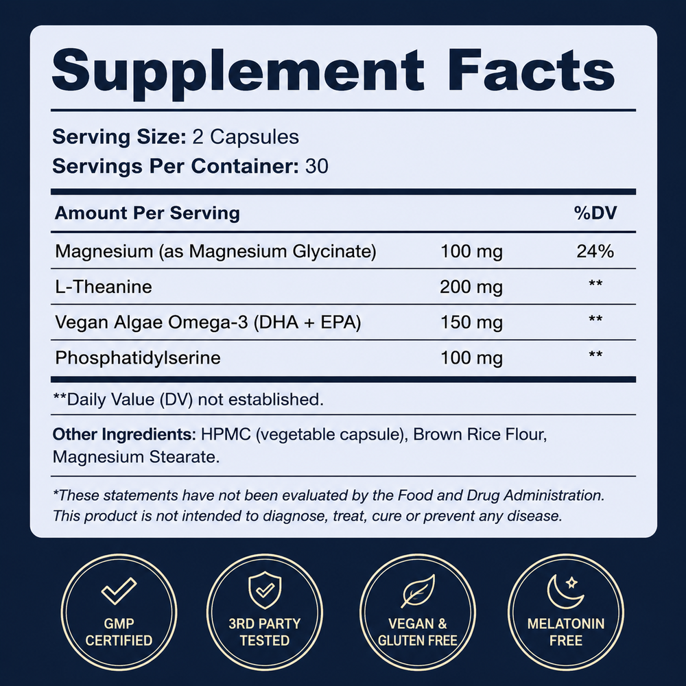 Sleep Support — supplement facts