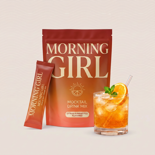 Morning Girl Mocktail citrus sunrise fizz pouch