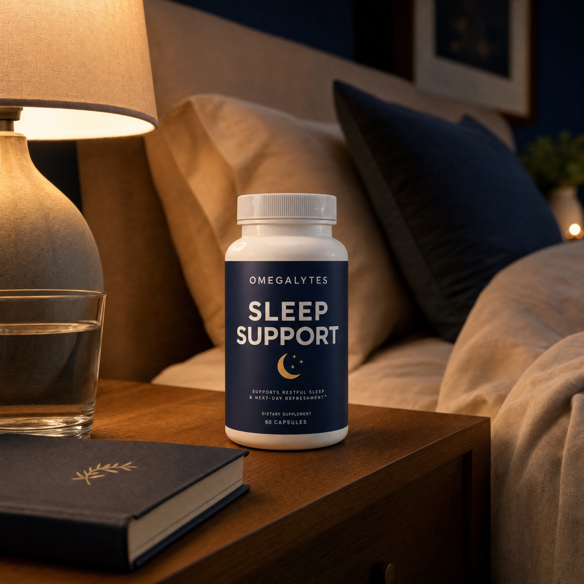 A restful evening wind-down with OmegaLytes Sleep Support